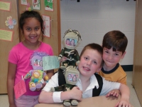 Krista & HMY make sure all the students have a great day